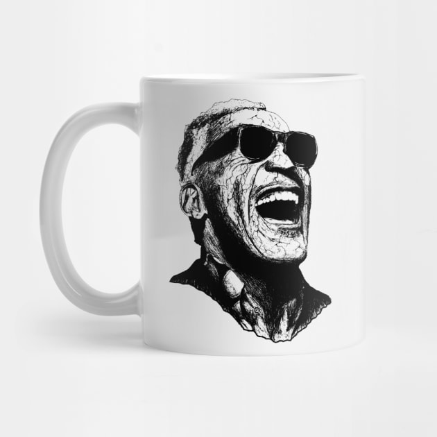 Ray Charles Portrait Art by surmind